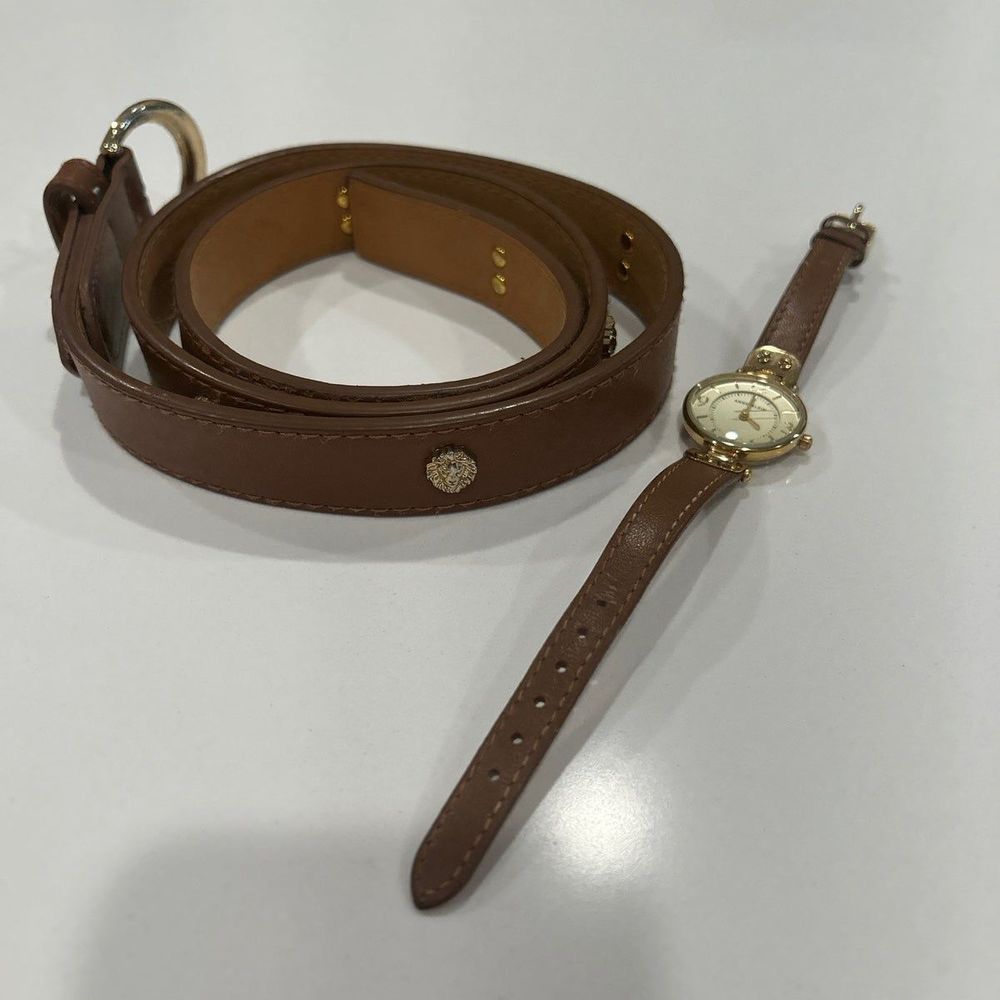 Ann Taylor belt and watch
